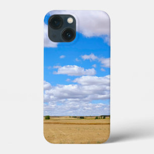 Harvested wheat fields  iPhone 13 mini case