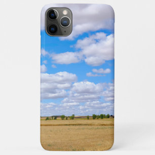 Harvested wheat fields iPhone 11 pro max case
