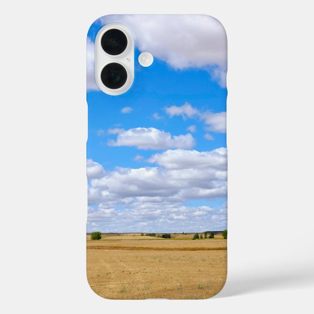 Harvested wheat fields  Case-Mate iPhone case (Back)