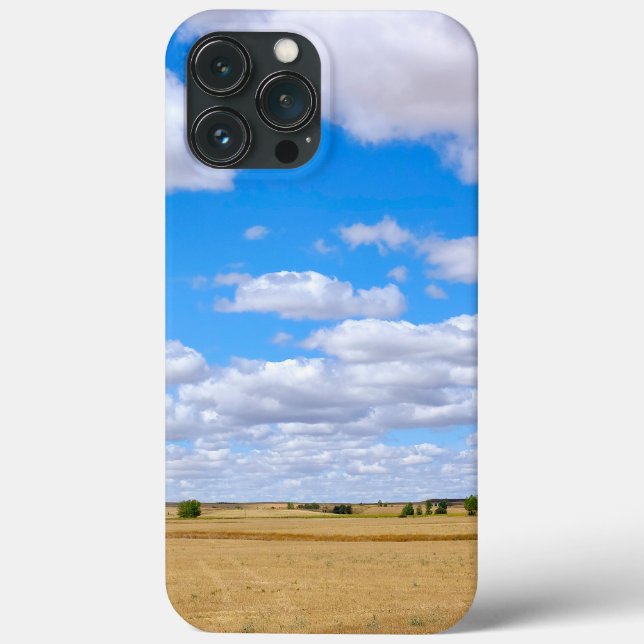 Harvested wheat fields  Case-Mate iPhone case (Back)