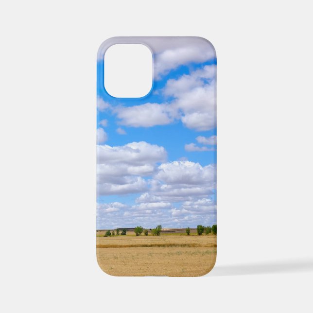 Harvested wheat fields  iPhone case (Back)