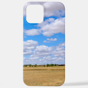 Harvested wheat fields iPhone 12 pro max case