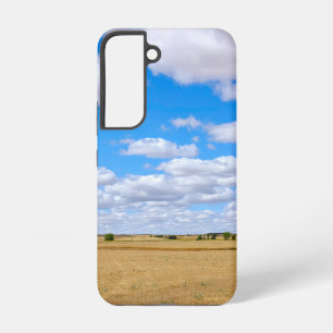 Harvested wheat fields  samsung galaxy case