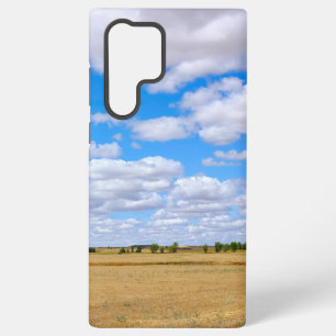 Harvested wheat fields  samsung galaxy case