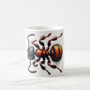 Harvester Ant 171024IREF223 - Watercolor Coffee Mug