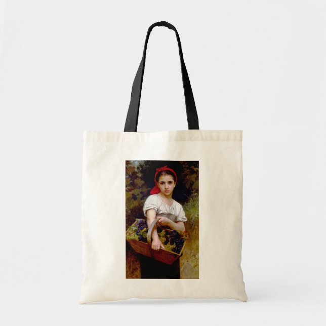 Harvester, Bouguereau Tote Bag (Front)