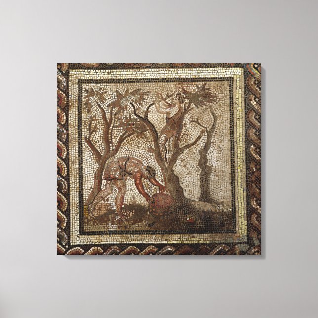 Harvesting Grapes, from Saint-Romain-en-Gal Canvas Print (Front)