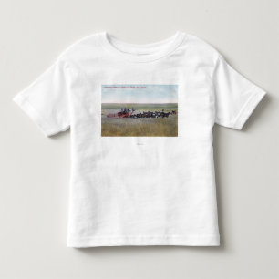 Harvesting Wheat Scene Toddler T-Shirt