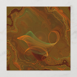 Harvestini Faery Martini Art Invitation