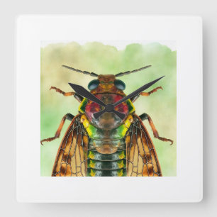 harvestman 200924IREF208 - Watercolor Square Wall Clock