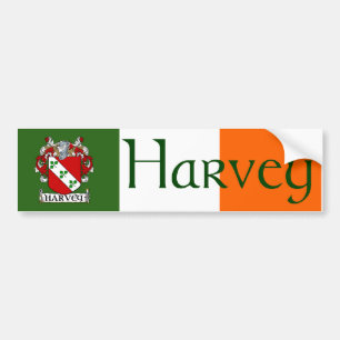 Harvey Coat of Arms Bumper Sticker