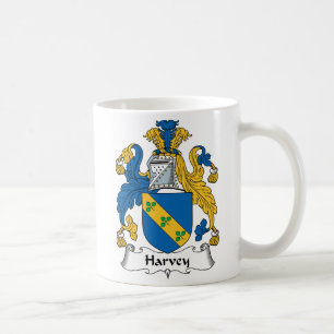 Harvey Family Crest Coffee Mug