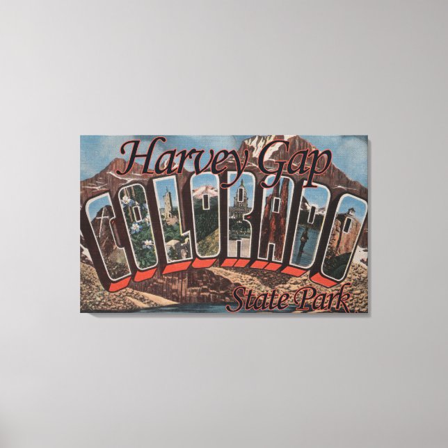 Harvey Gap State Park, Colorado Canvas Print (Front)