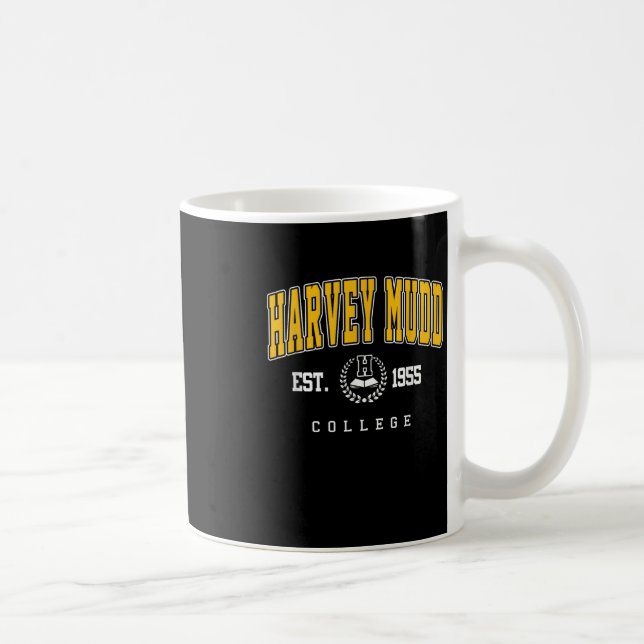 Harvey Mudd Retro University Design For Men Women  Coffee Mug (Right)