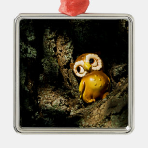 Harvey the Owl I Metal Tree Decoration