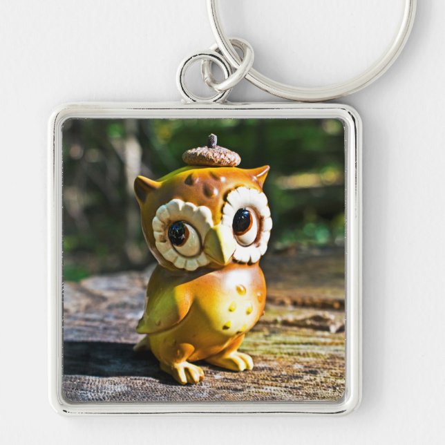 Harvey the Owl III Key Ring (Front)