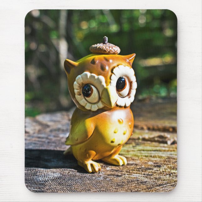 Harvey the Owl III Mouse Mat (Front)