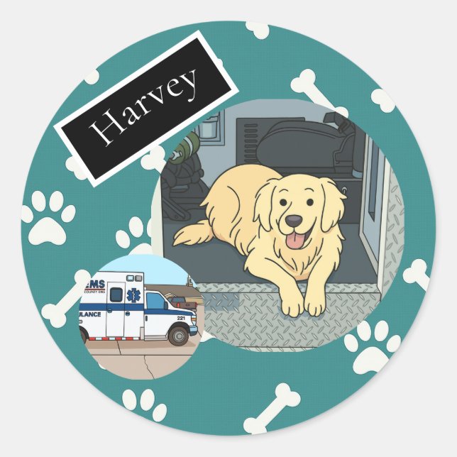 Harvey's sticker page (Front)