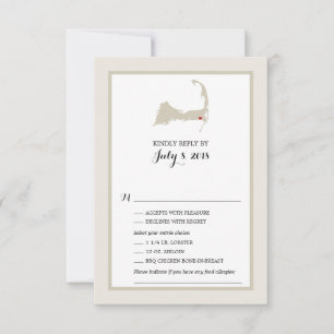 Harwich Cape Cod Map   Wedding RSVP menu