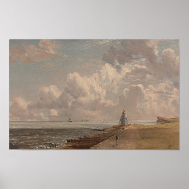 Harwich Low Lighthouse – Constable Poster (Front)