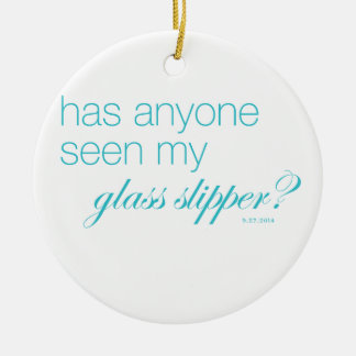 Has anyone seen my glass slipper? ceramic tree decoration