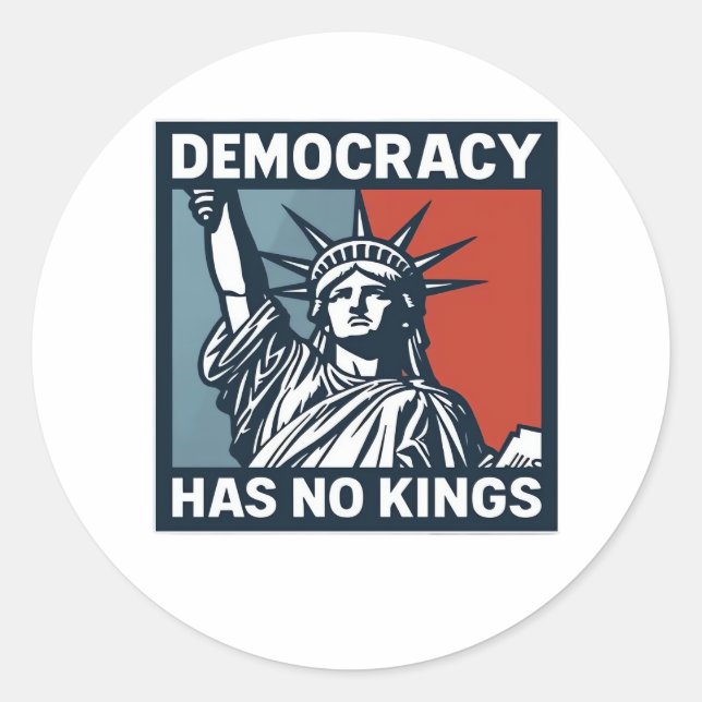 Has No Kings Classic Round Sticker (Front)