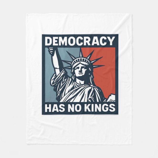 Has No Kings Fleece Blanket (Front)
