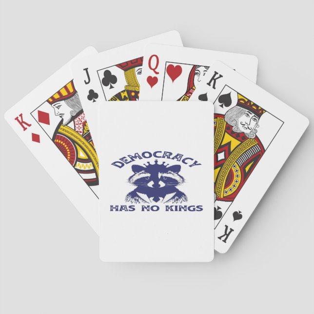 Has No Kings Patriotic Playing Cards (Back)