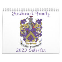 Hasbrouck Family Wall Calendar 2023