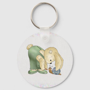 Hase und Schnecke Key Ring