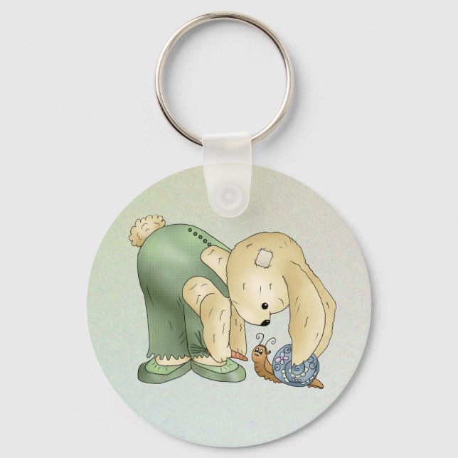 Hase und Schnecke  Key Ring (Front)