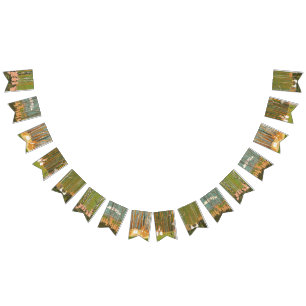 Hasenkinder Babydusche Wimplekatte Bunting