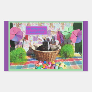 Hasenpfeffer? Rectangular Sticker