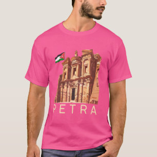 Hashemite Kingdom Of Jordan Country Flag Vacation T-Shirt