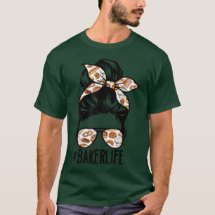 Hashtag Baker Life Baking Team Cooking Lover Mum M T-Shirt
