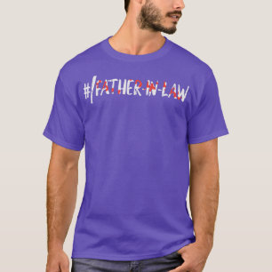 Hashtag Baseball Bat FatherInLaw Fathers Day Sport T-Shirt