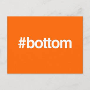 HASHTAG BOTTOM POSTCARD