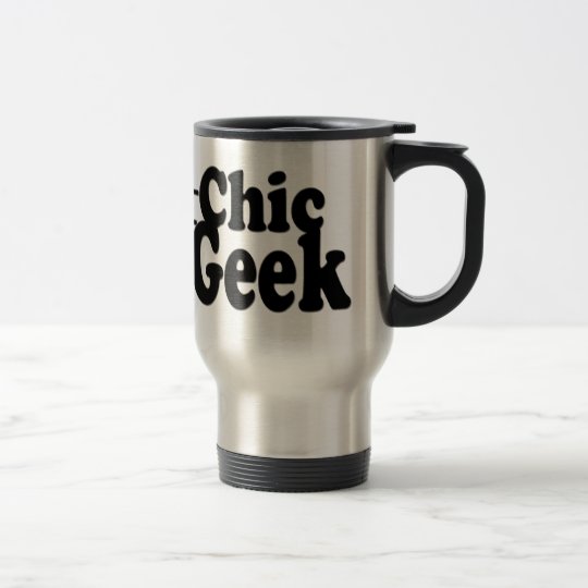 Hashtag Chic Geek Art Gifts Travel Mug Zazzle.co.uk