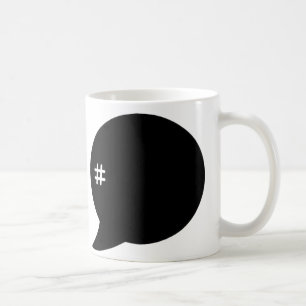 Hashtag # Coffee Cup Mug