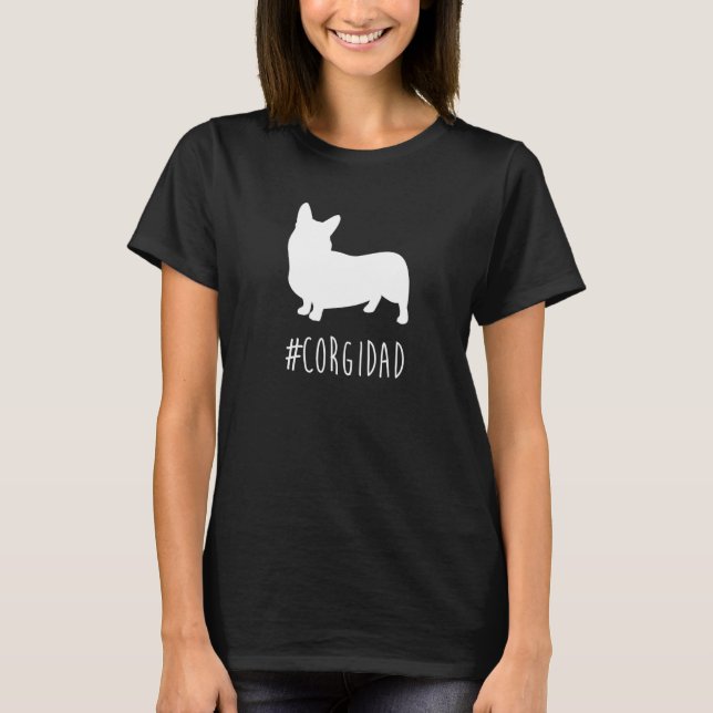 Hashtag Corgi Dad T-Shirt (Front)