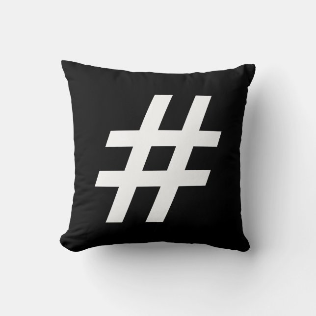 Hashtag Cushion (Front)