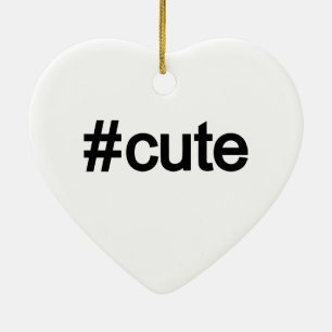Hashtag # Cute Ceramic Tree Decoration