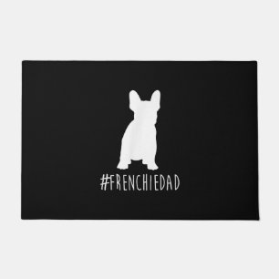 hashtag frenchie dad french bulldog dad gift doormat