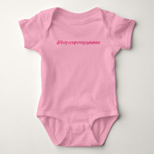 Hashtag future programmer baby bodysuit