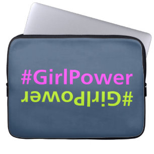 HASHTAG GIRL POWER LAPTOP SLEEVE