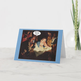 Hashtag Humour on a Holiday Card