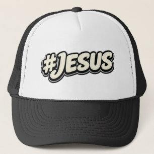 Hashtag - JESUS - Christian Trucker Hat