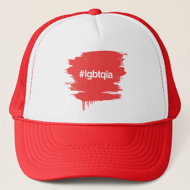 HASHTAG LGBTQIA TRUCKER HAT (Front)