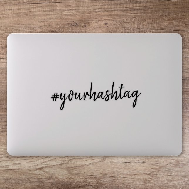 Hashtag # | Modern Minimalist Social Media Laptop (Creator Uploaded)
