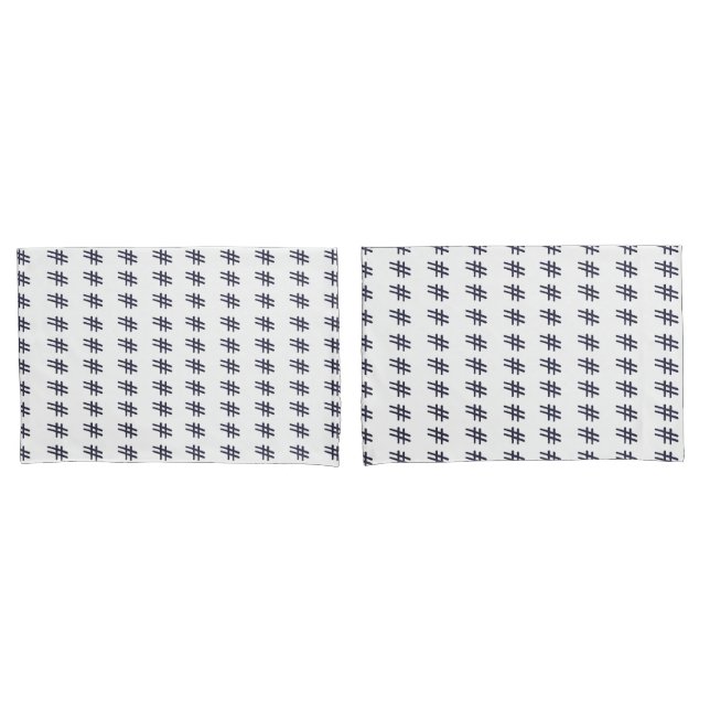 HASHTAG PILLOWCASE (Front-Set)